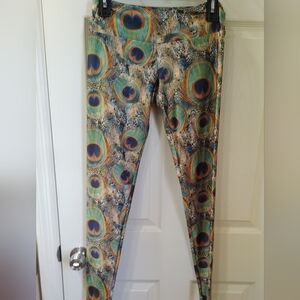 Onzie S/M Women's Peacock Yoga Pants